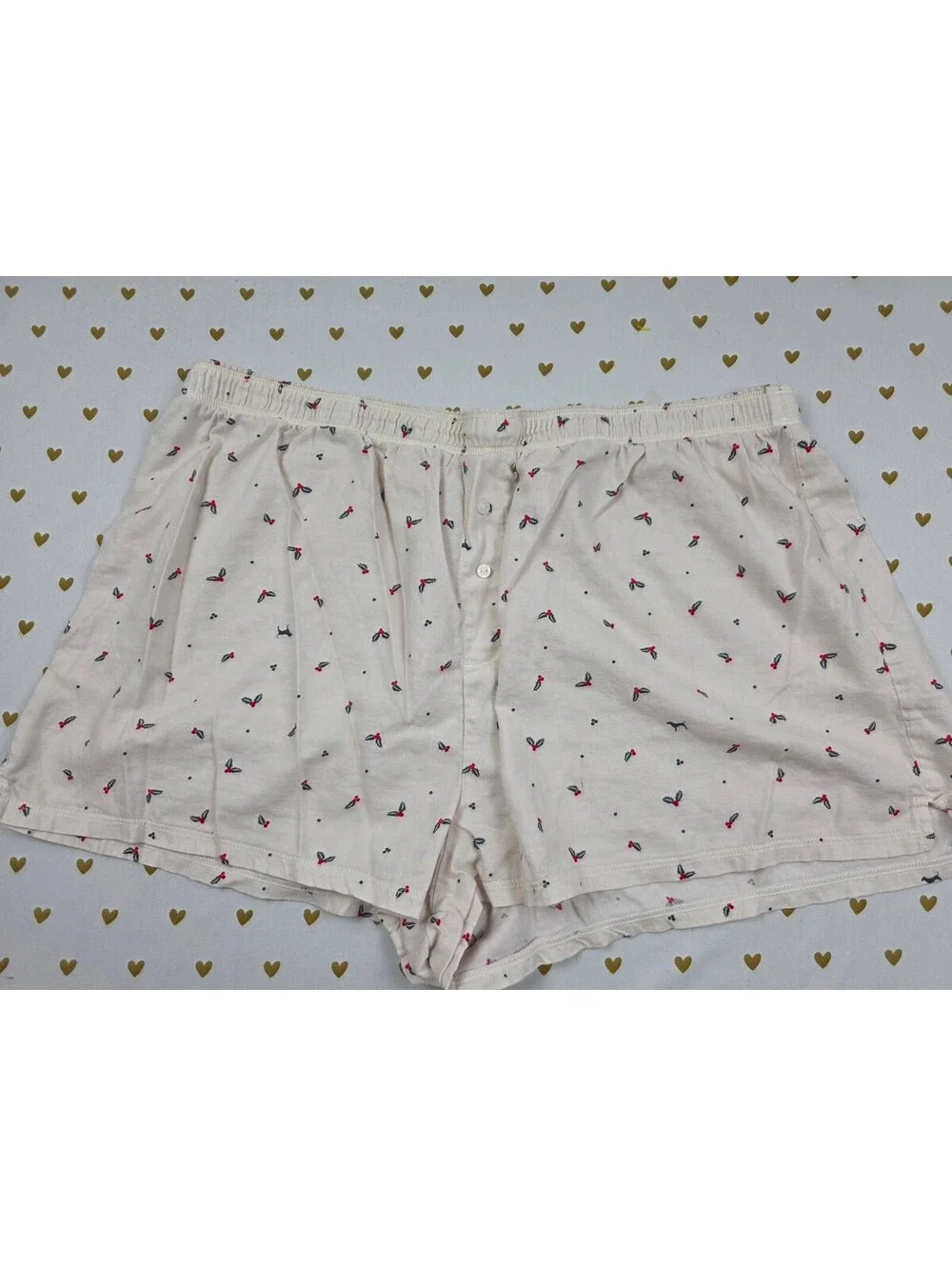 Victorias Secret PINK Hollies Large Sleep Shorts Boxers Pajama Bottoms